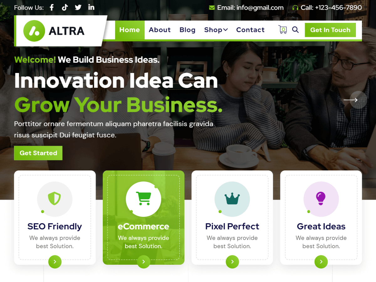 Altra theme screenshot