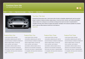 AmberGreen theme screenshot