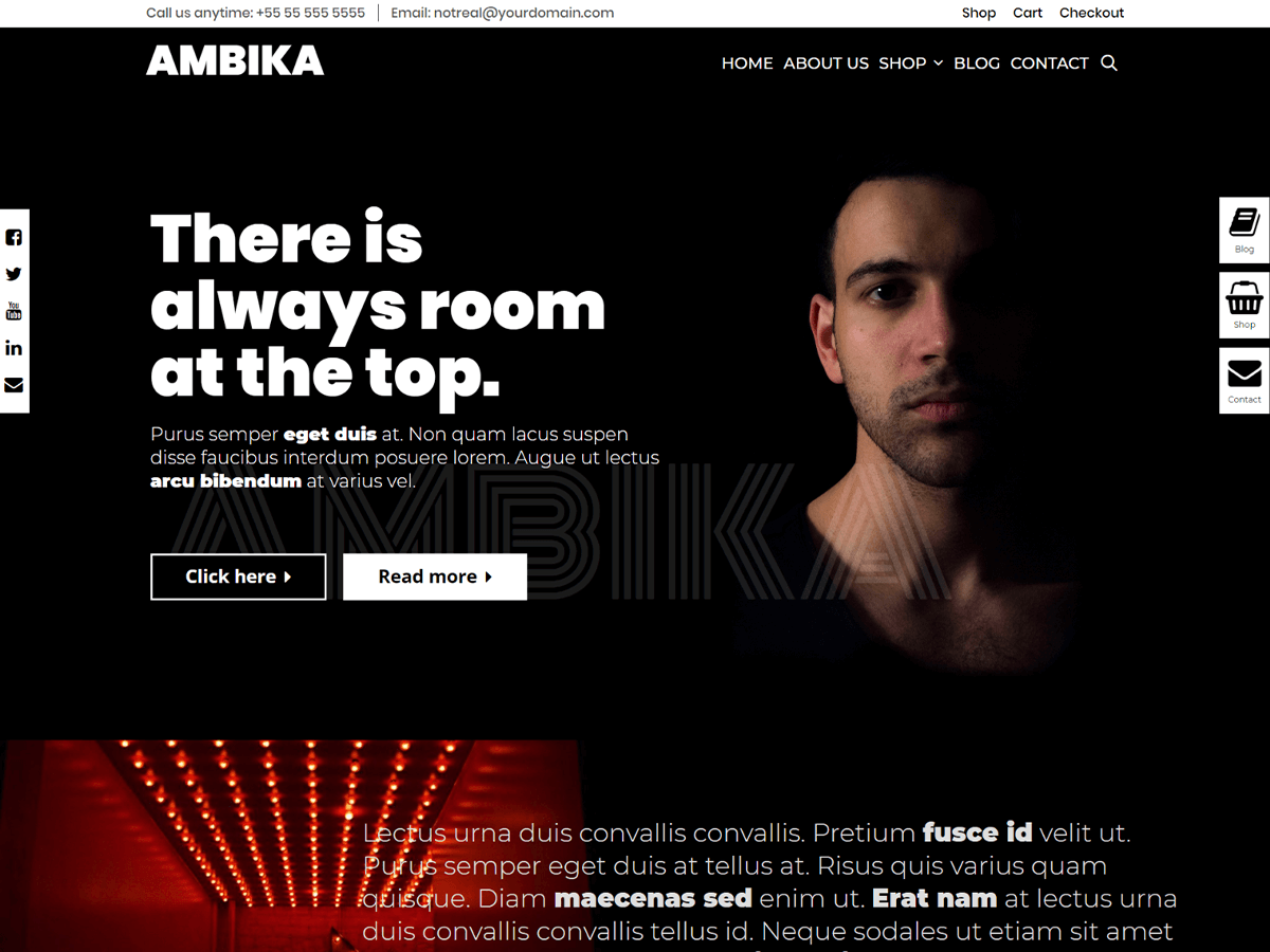 Ambika theme screenshot
