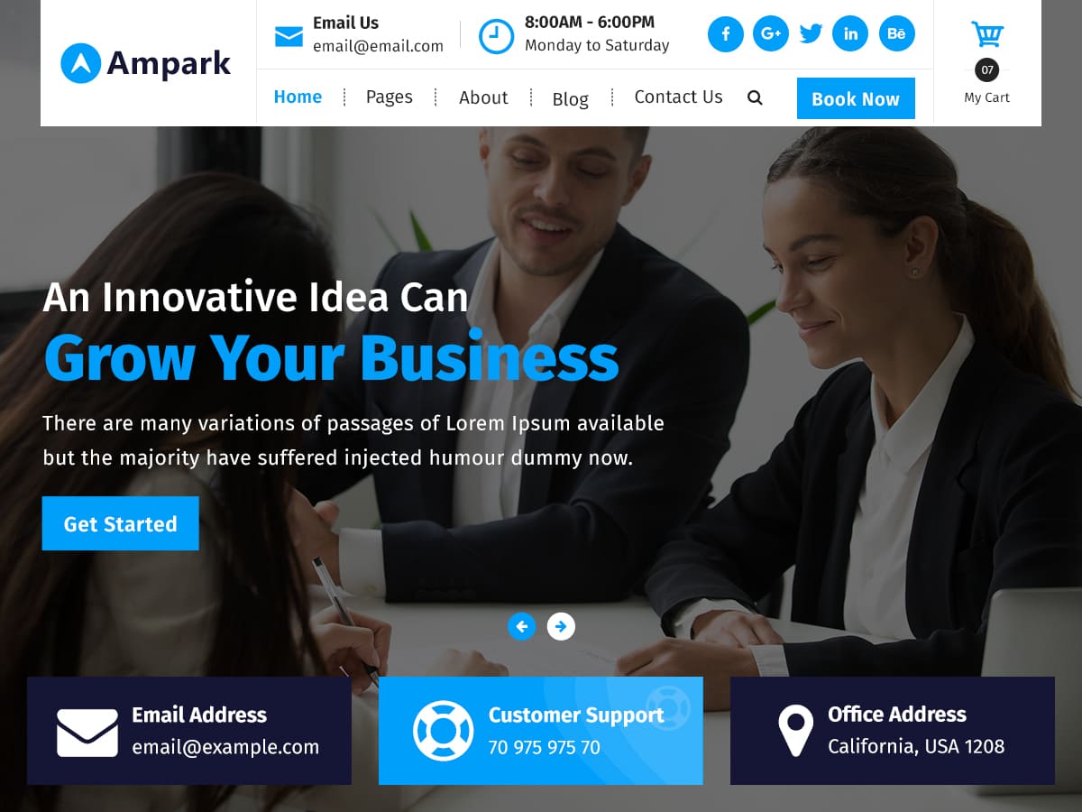 Ampark theme screenshot