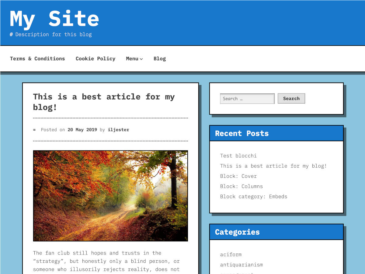 AnaLog theme screenshot