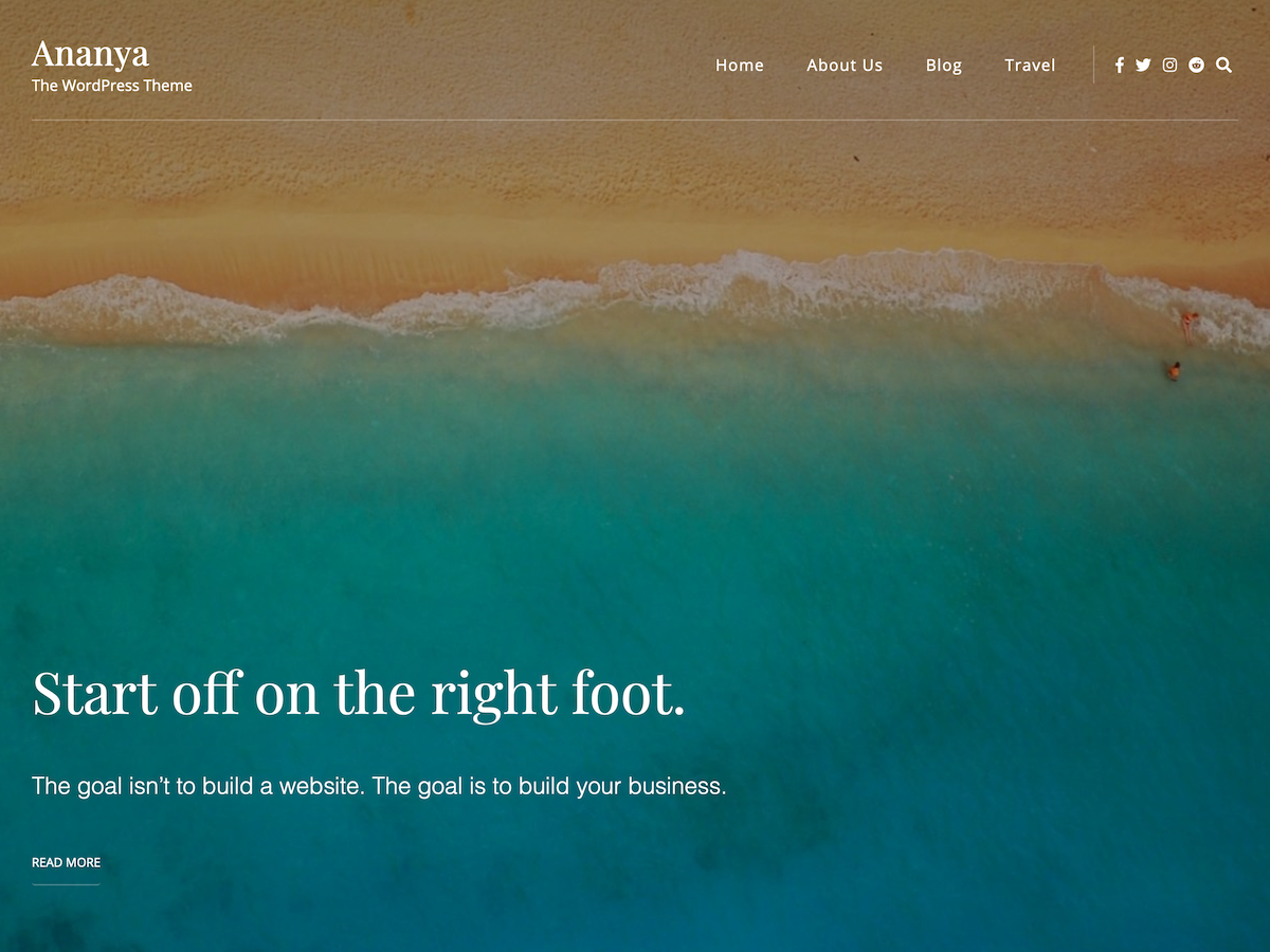 Ananya theme screenshot