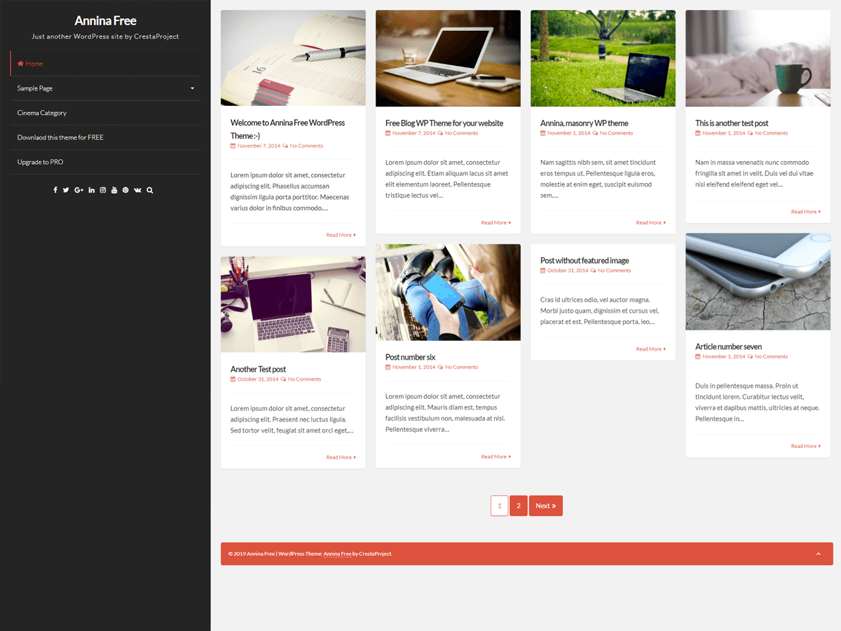 Annina theme screenshot