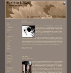 Anonymous Elegance theme screenshot