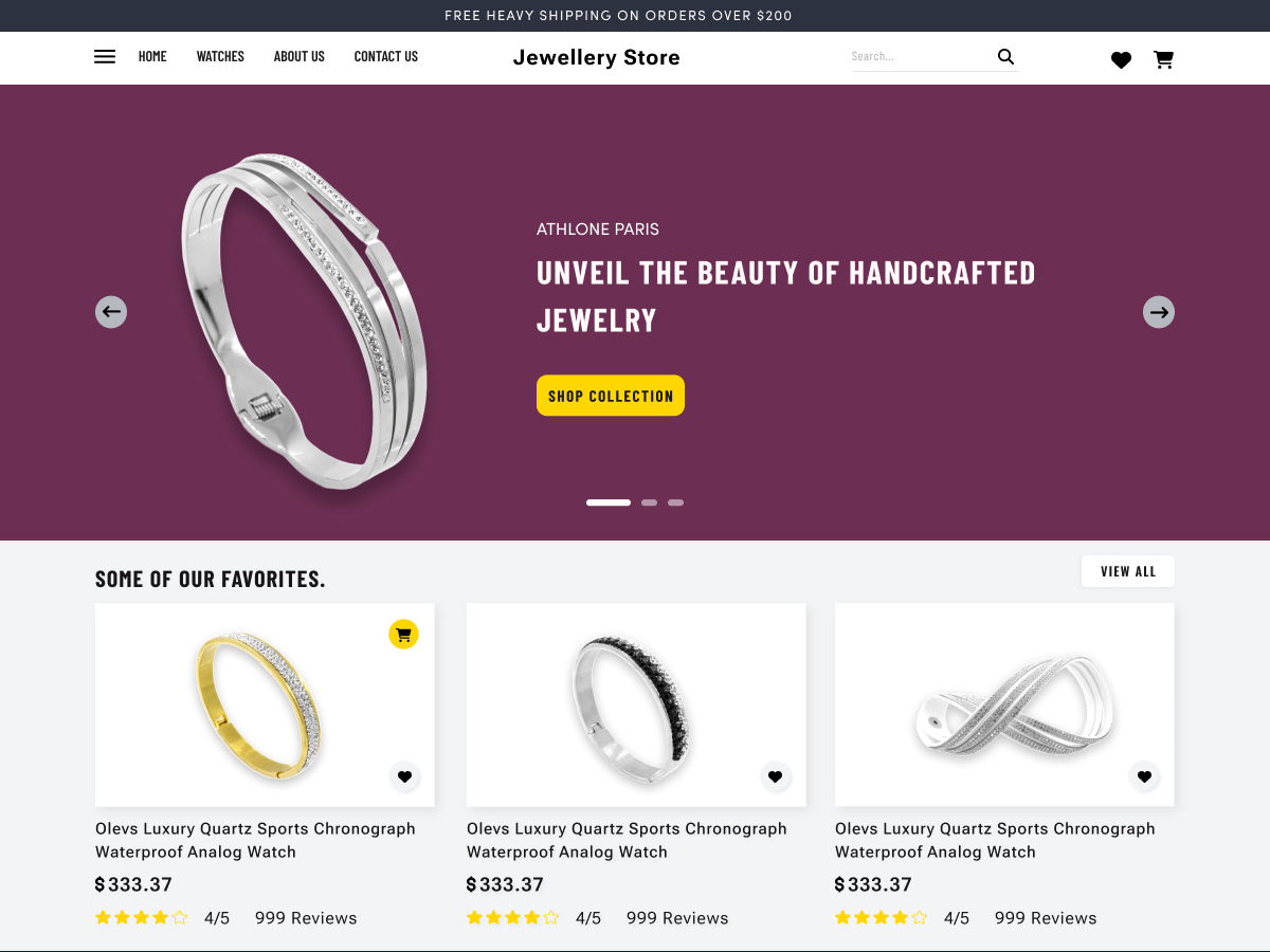 Antique Jewelry theme screenshot