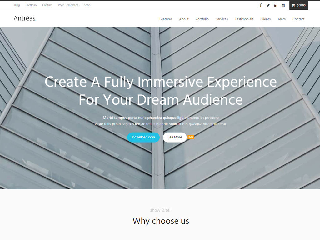 Antreas theme screenshot
