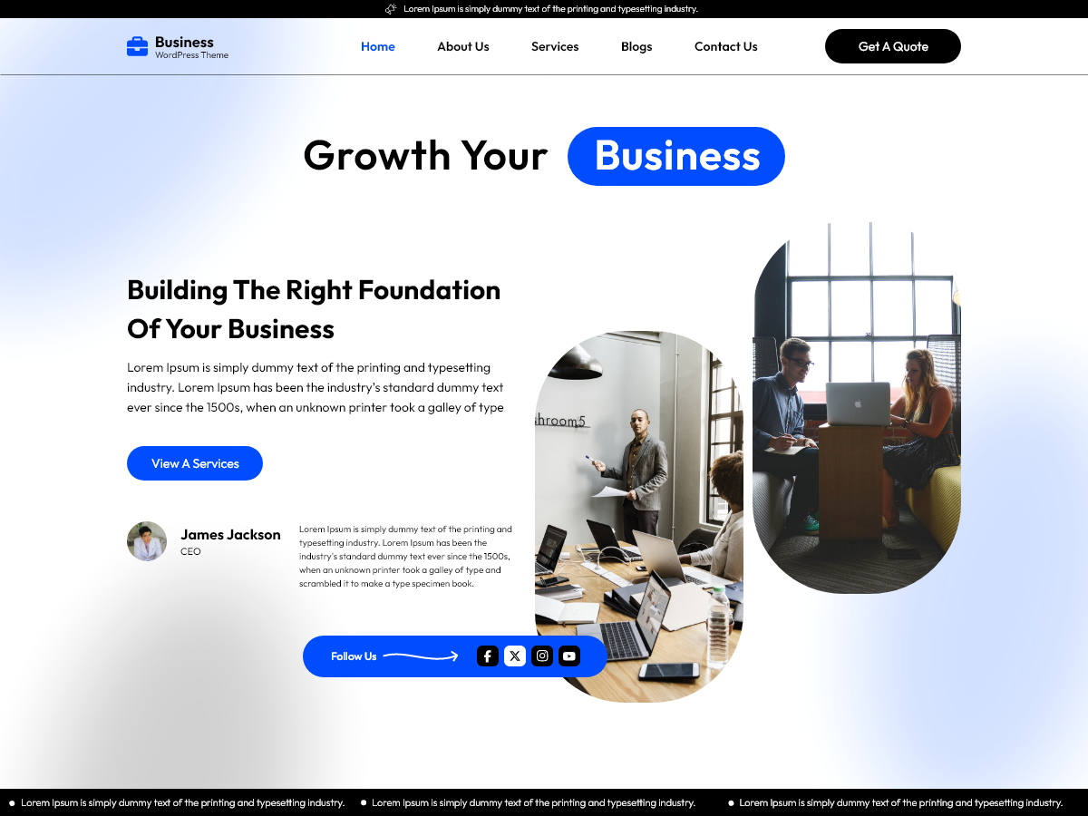 Apex Market theme screenshot