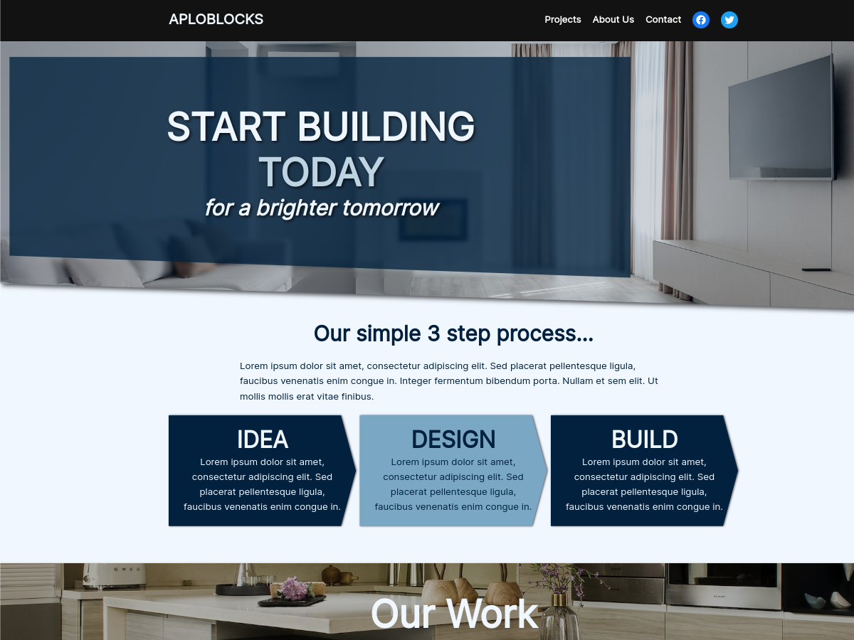 AploBlocks theme screenshot