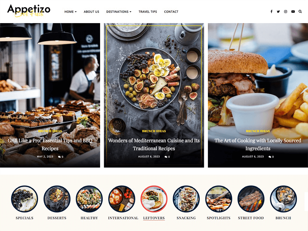 Appetizo theme screenshot