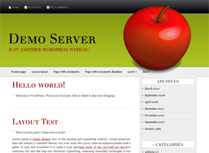 AppleX theme screenshot