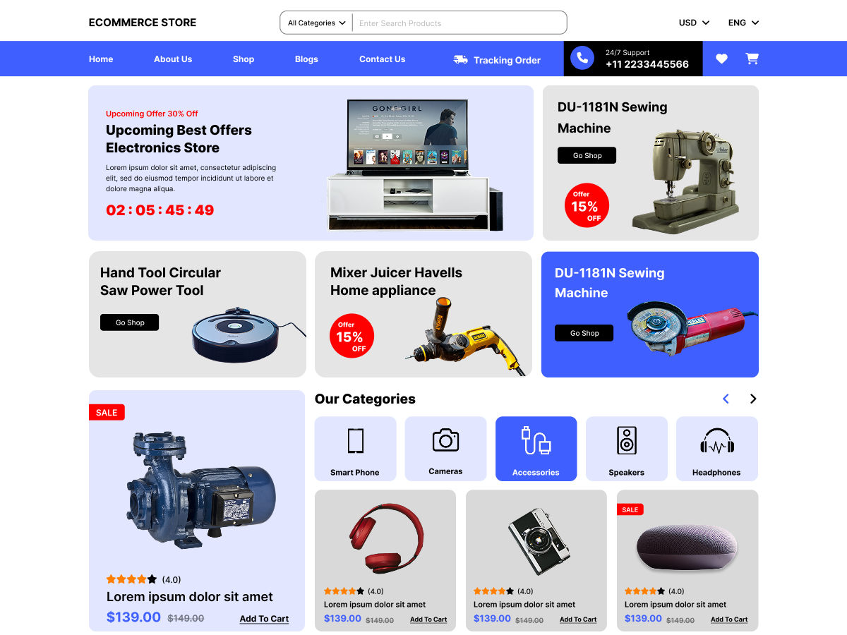 Appliances Store theme screenshot