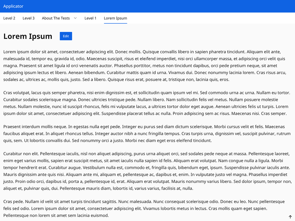 Applicator theme screenshot