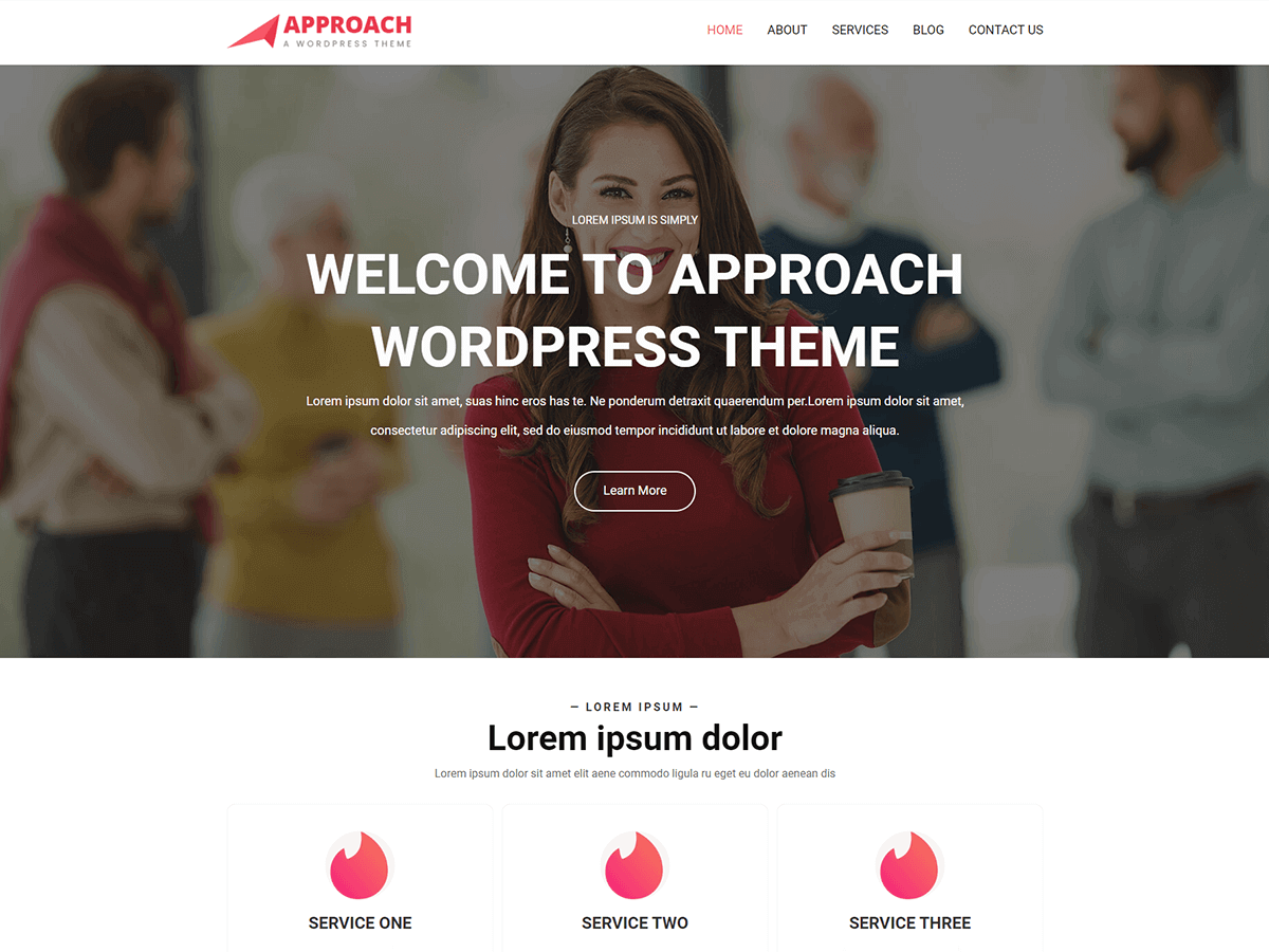 Approach theme screenshot