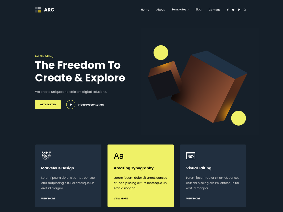 Arc Fse theme screenshot