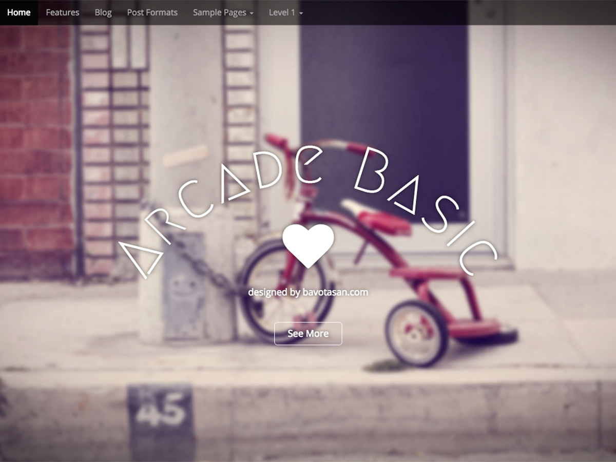 Arcade Basic theme screenshot