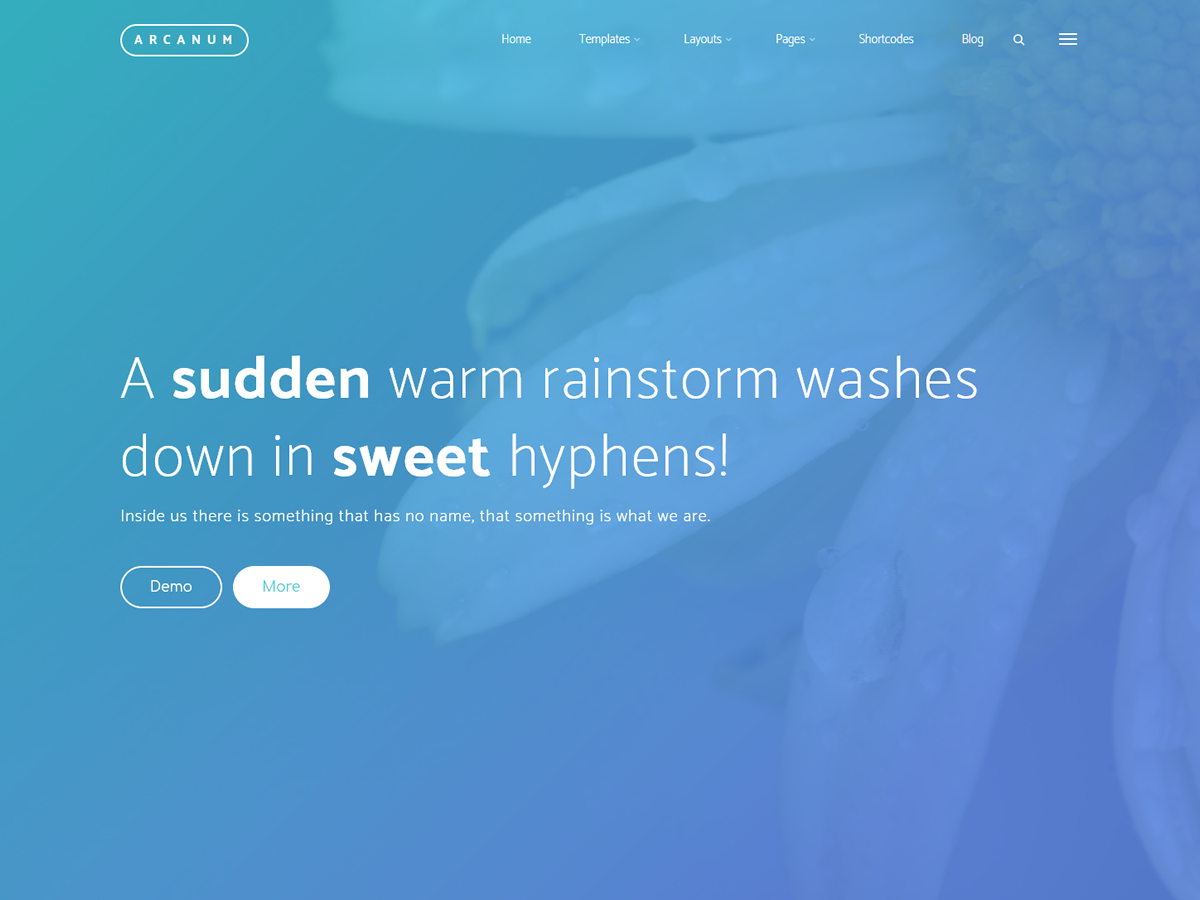 Arcanum theme screenshot