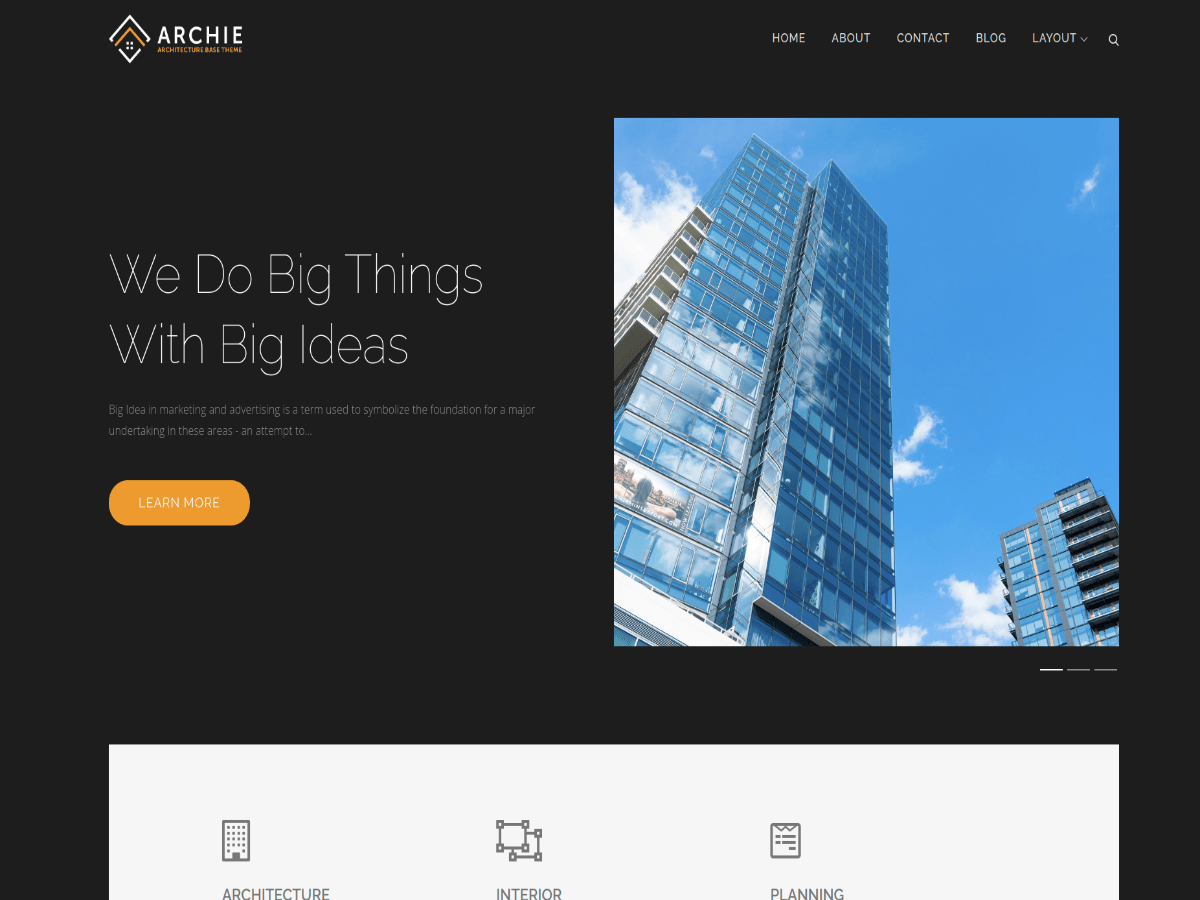 Archie theme screenshot