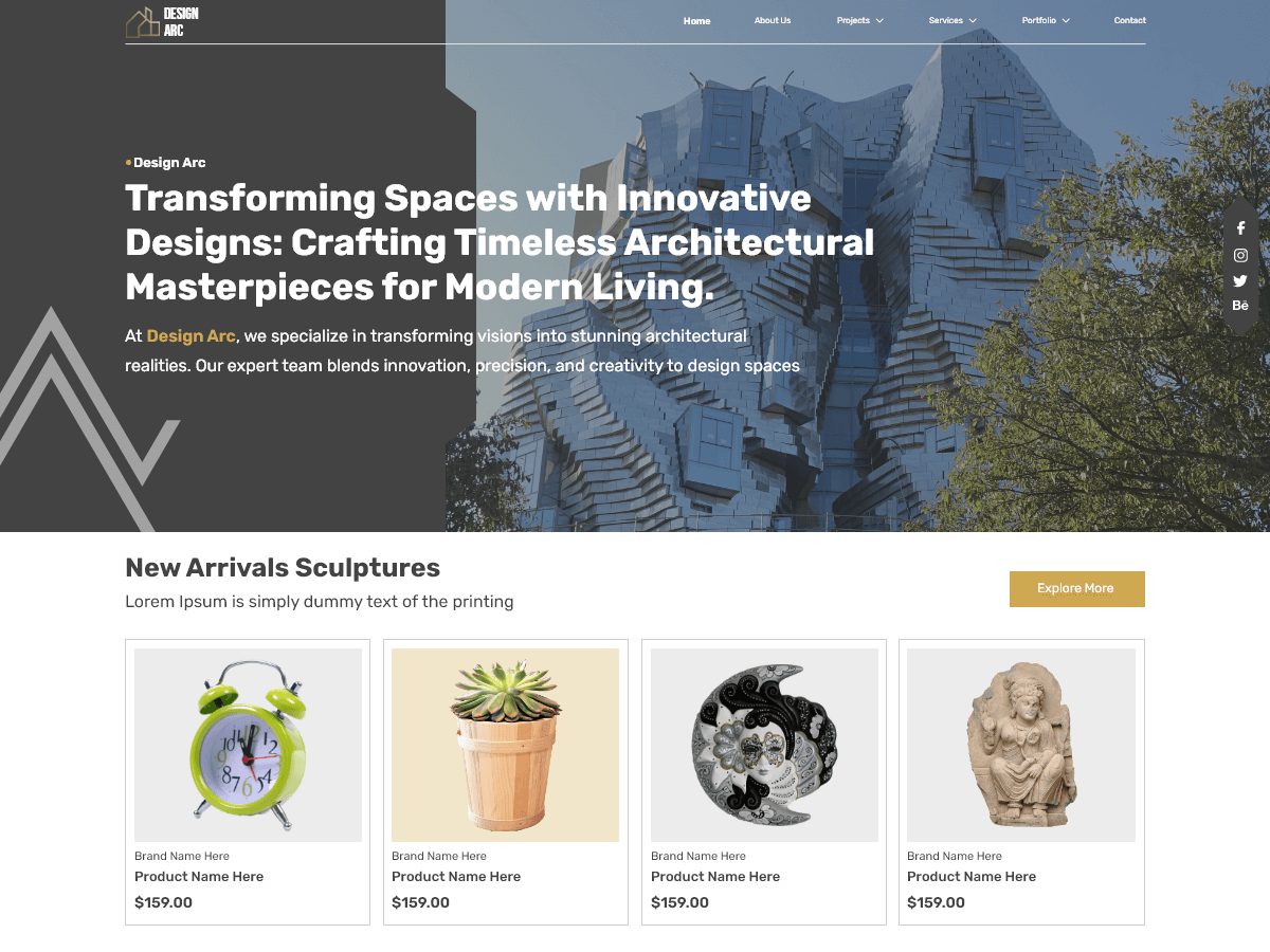 Architect Designer theme screenshot