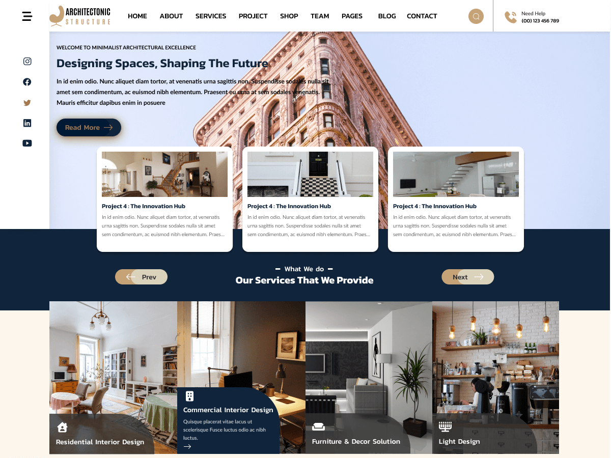 Architectonic Structure theme screenshot