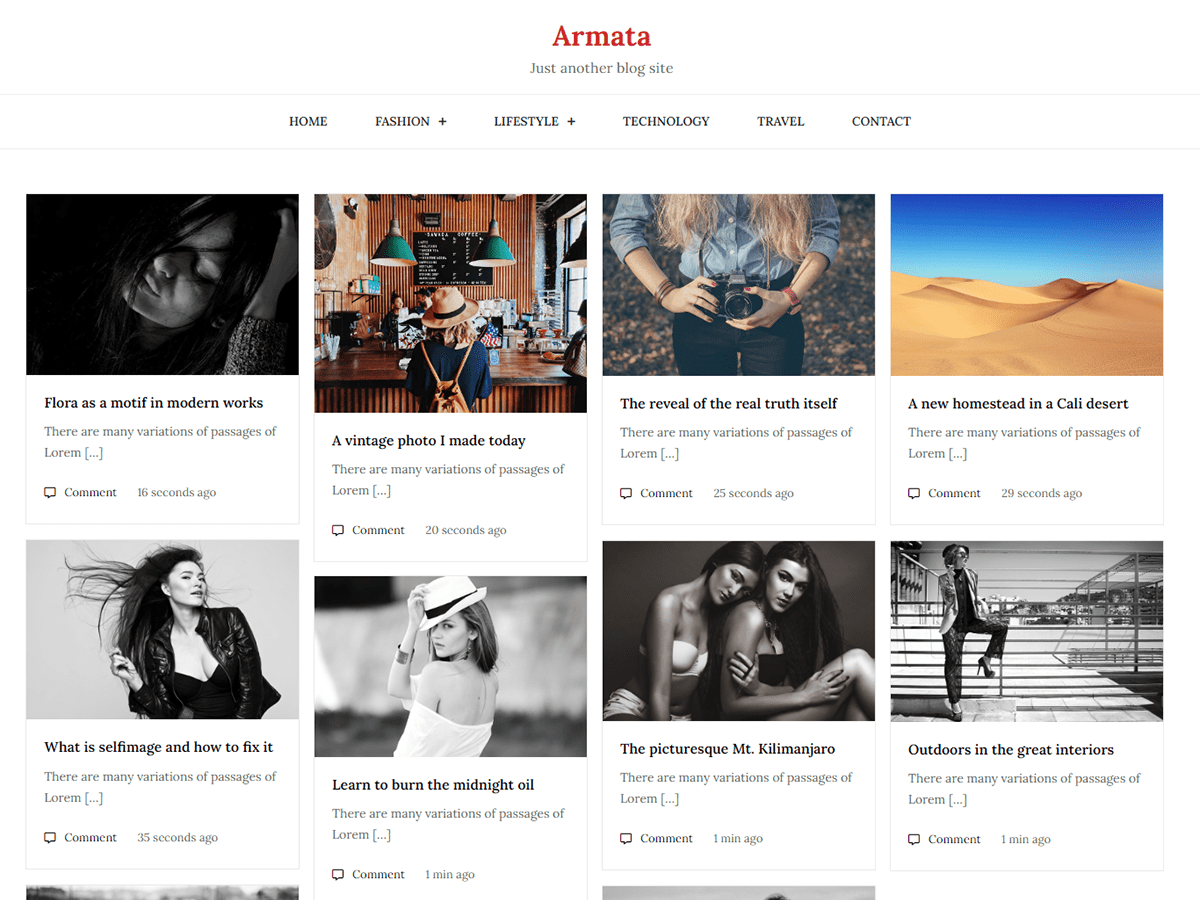 Armata theme screenshot