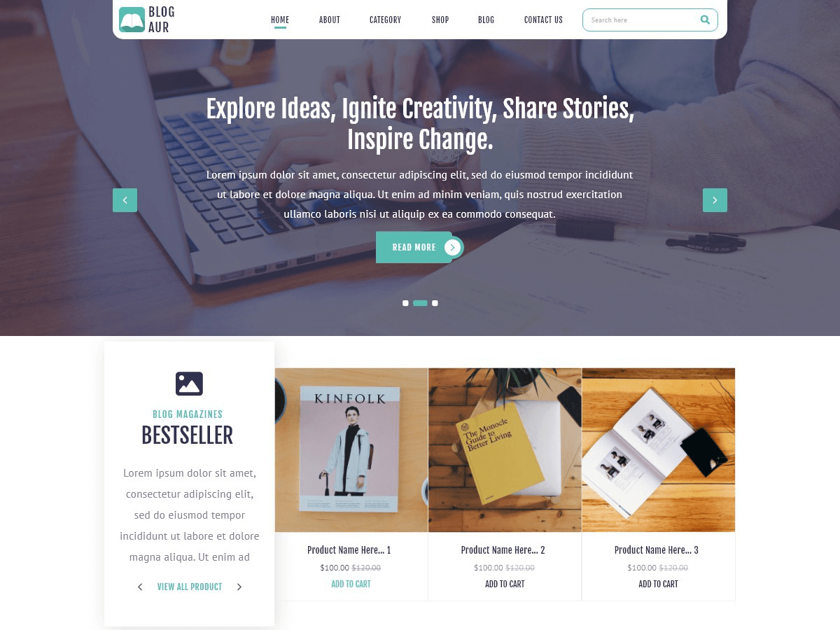 Art Blog theme screenshot
