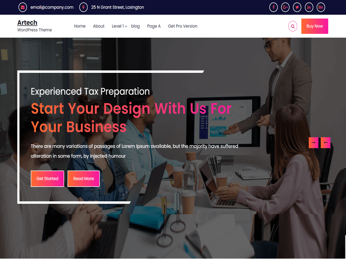 Artech theme screenshot