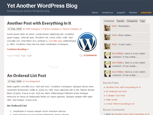 Artemis theme screenshot