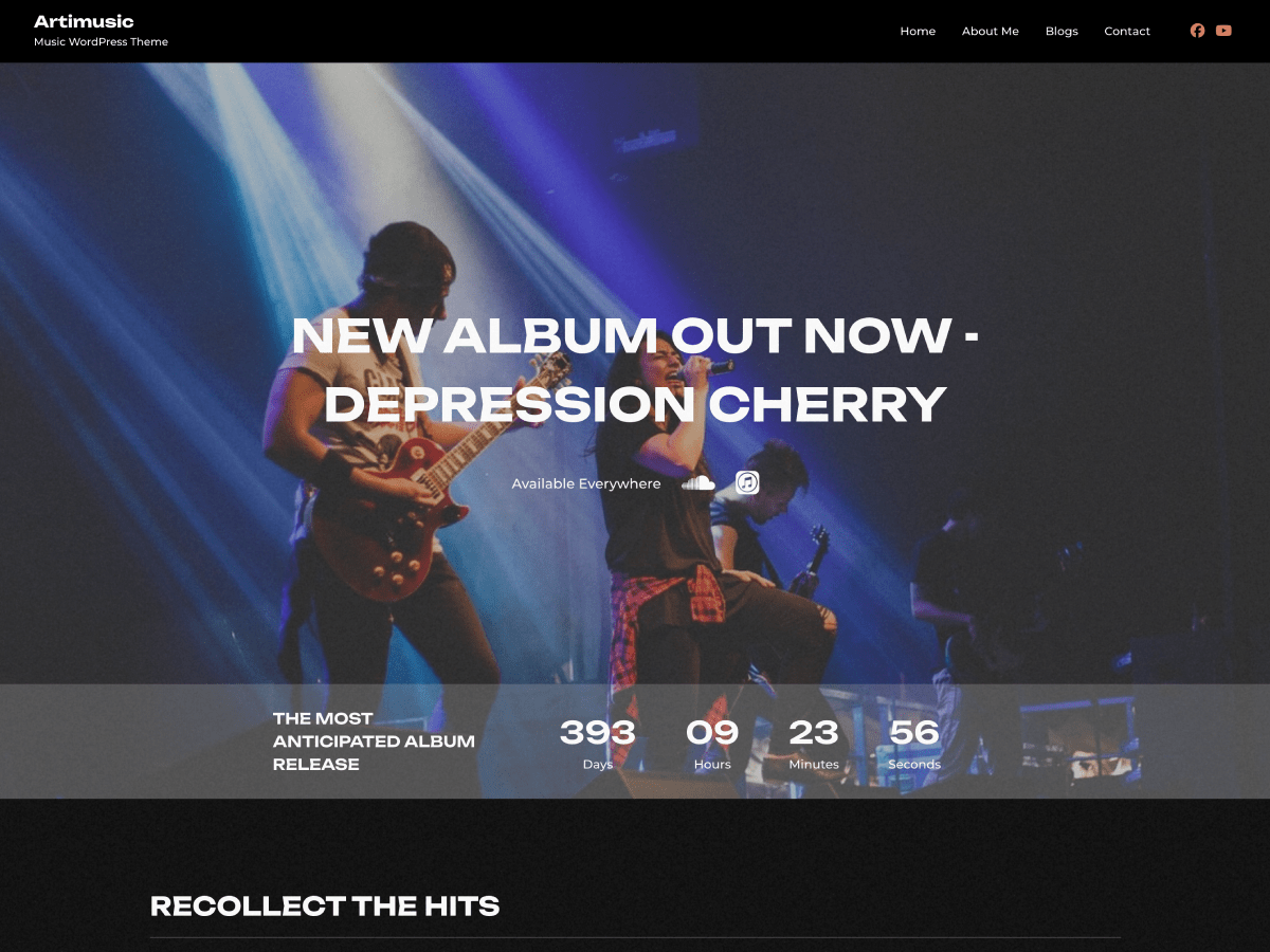 Artimusic theme screenshot