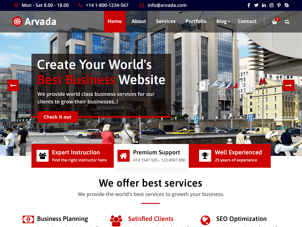 Arvada theme screenshot