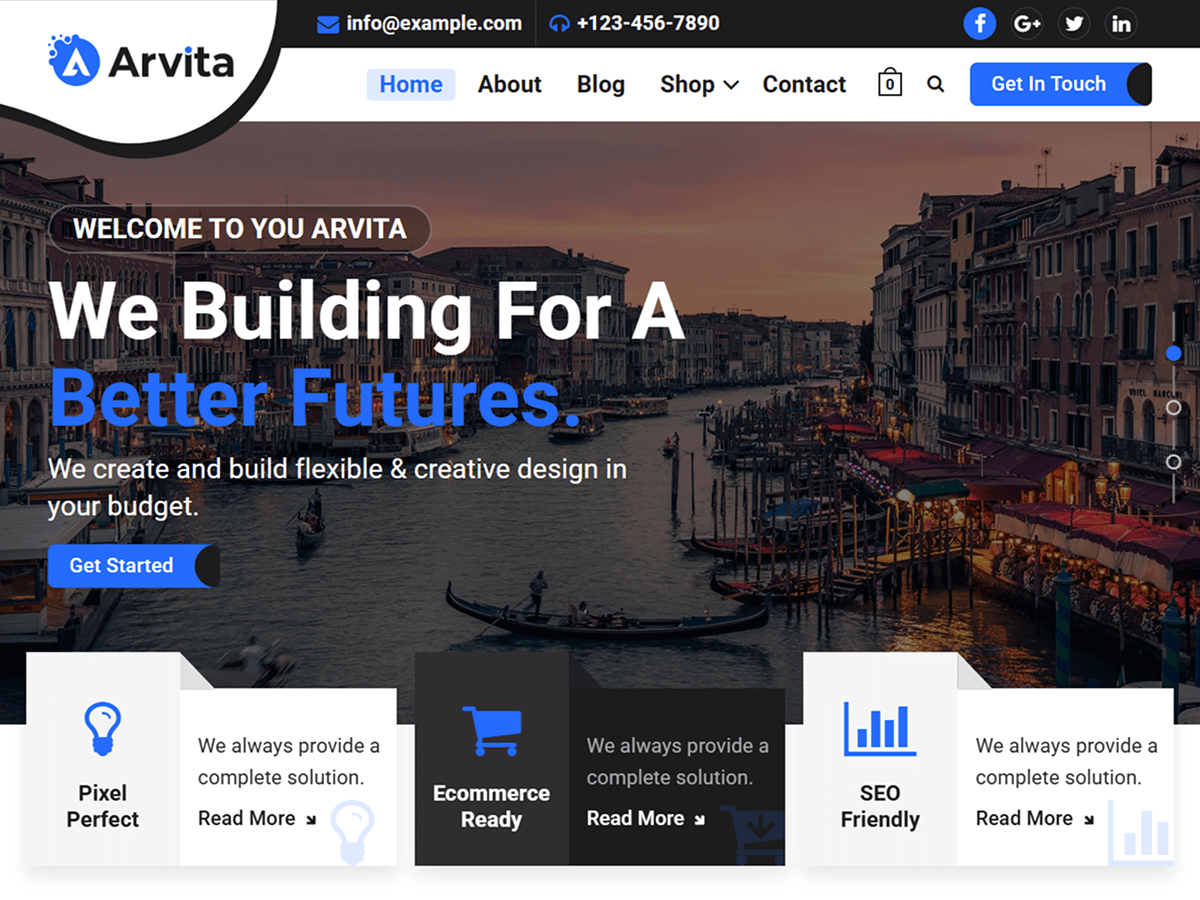 Arvita theme screenshot
