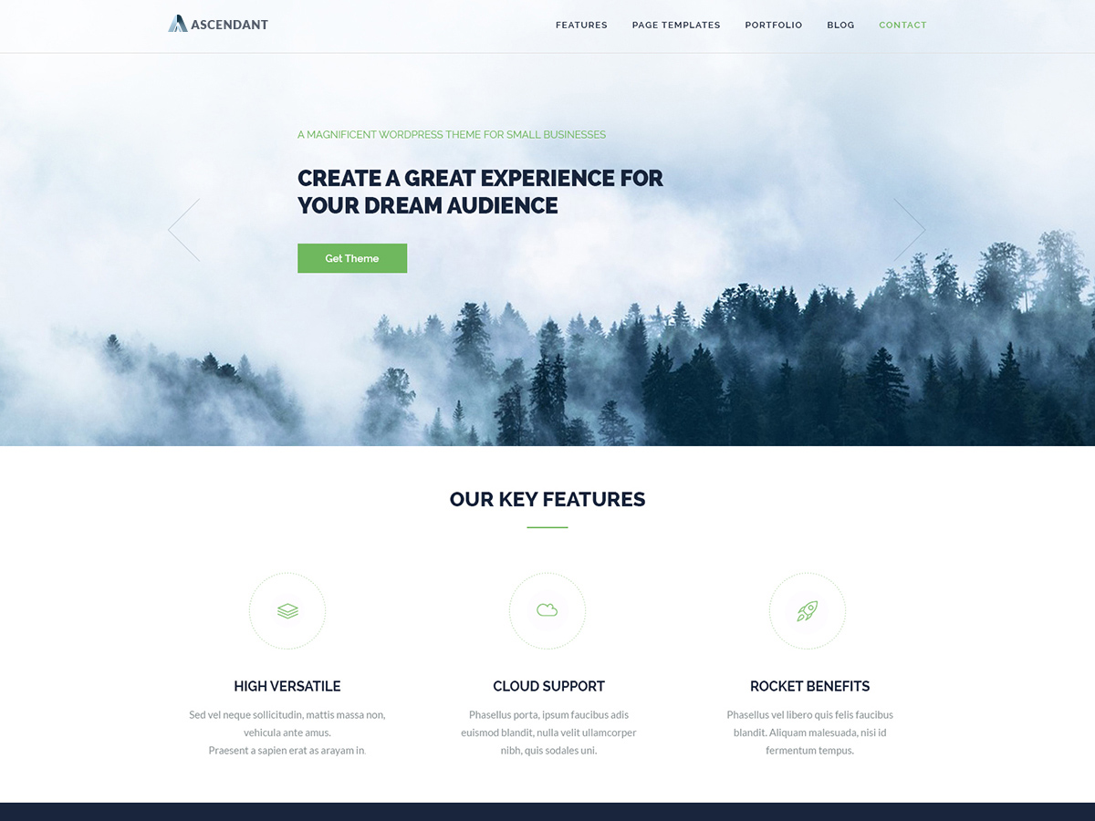 Ascendant theme screenshot