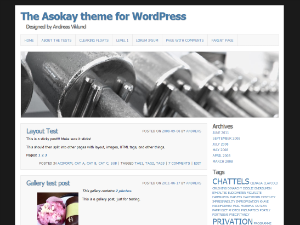 Asokay theme screenshot