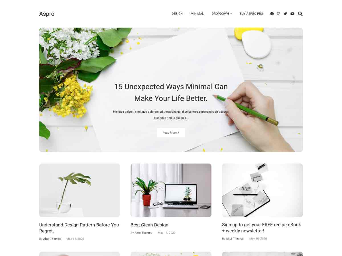 Aspro theme screenshot