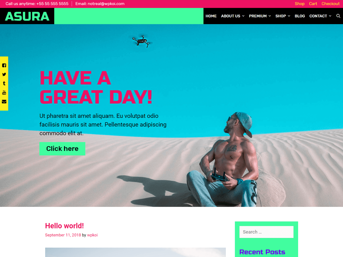 Asura theme screenshot