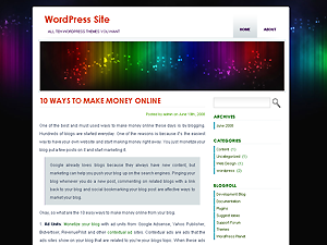 Asusena theme screenshot