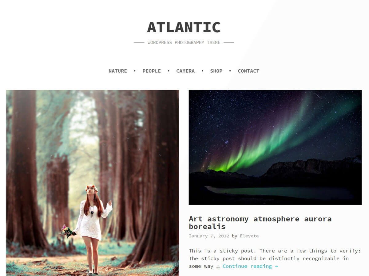 Atlantic theme screenshot