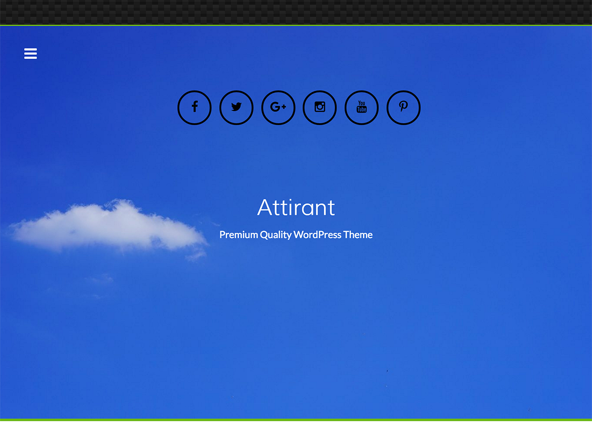Attirant theme screenshot