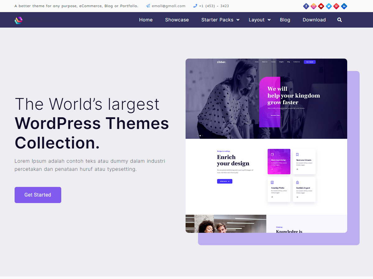 Attire theme screenshot
