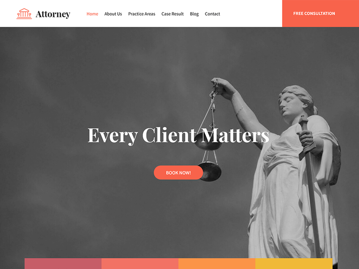 Attorney Lite theme screenshot