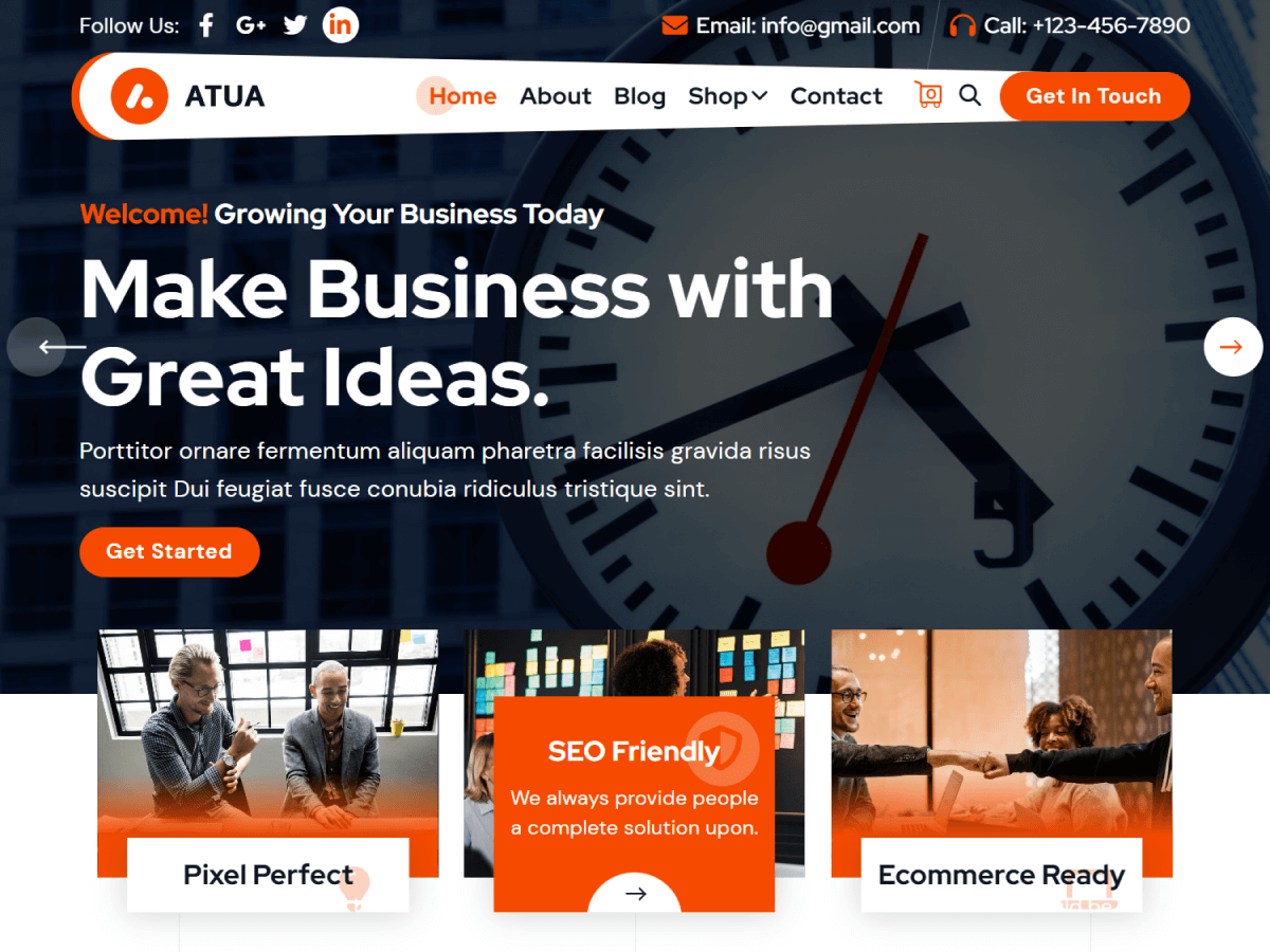 Atua theme screenshot