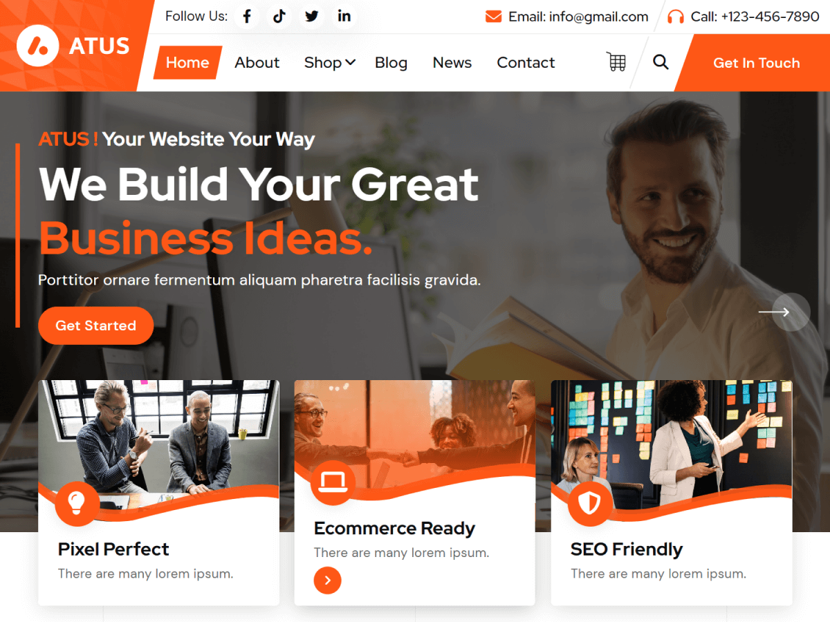 Atus theme screenshot