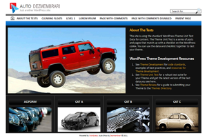Auto Dezmembrari theme screenshot
