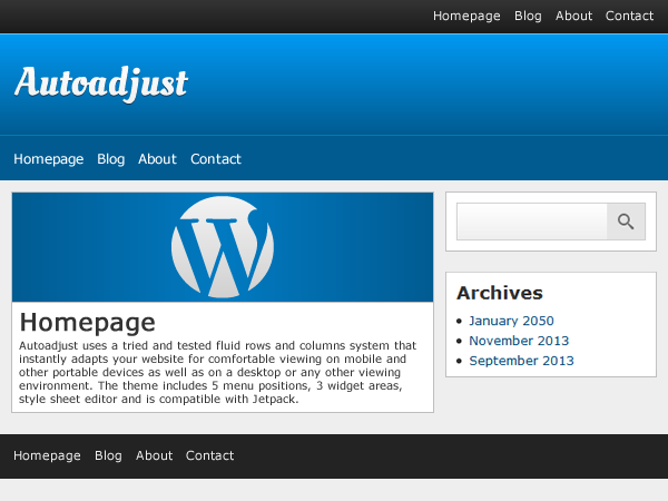 Autoadjust theme screenshot