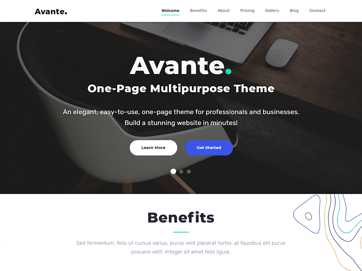 Avante Lite theme screenshot