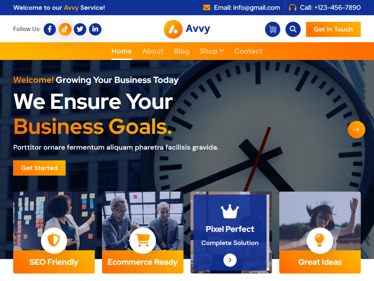 Avvy theme screenshot