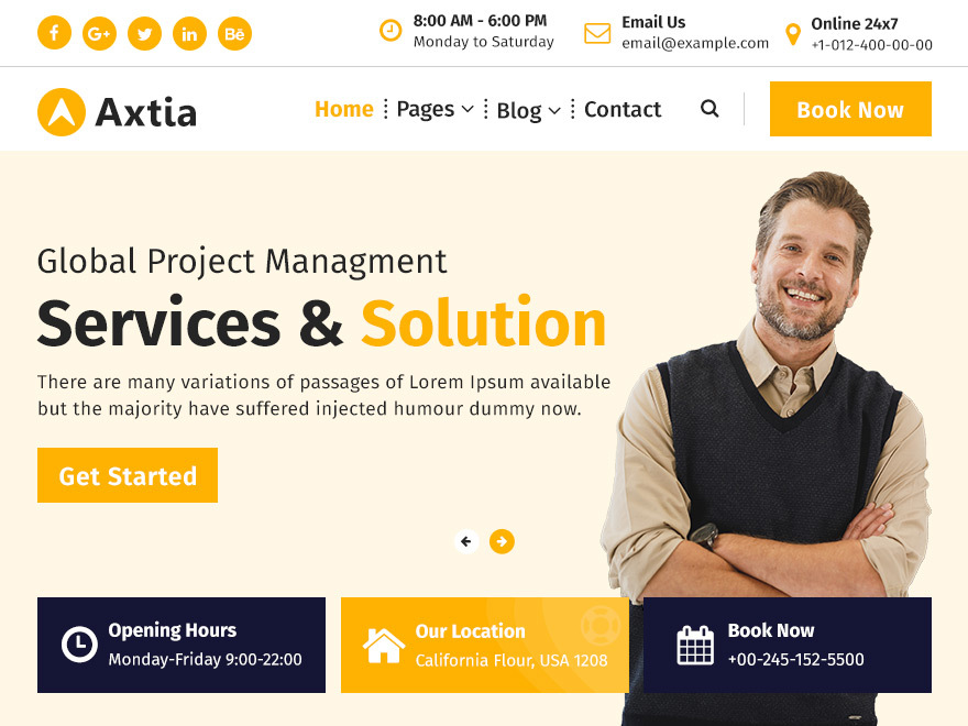 Axtia theme screenshot