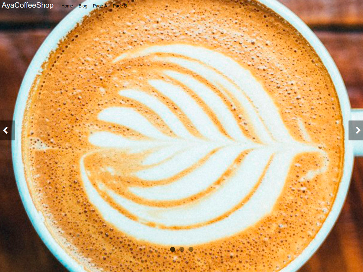 AyaCoffeeShop theme screenshot