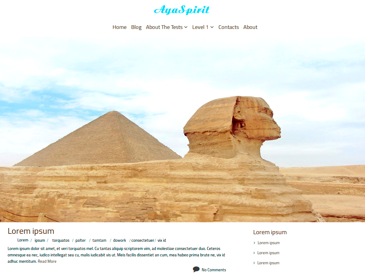 AyaSpirit theme screenshot