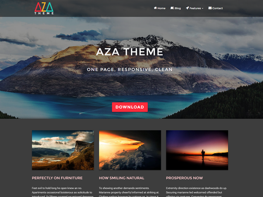 AZA Lite theme screenshot