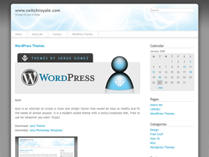 Azul theme screenshot